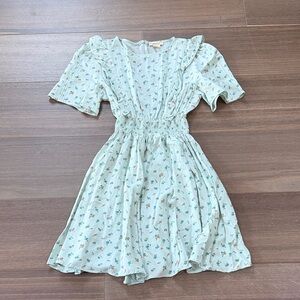 Bellerose Light Blue Floral Kids Dress